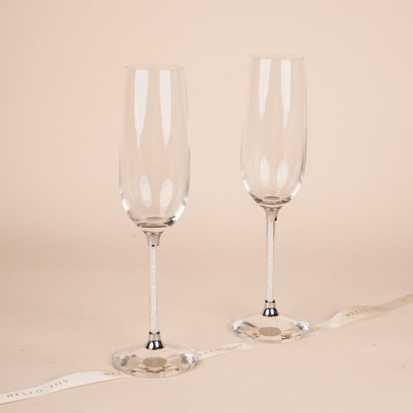 Crystal Elegance Champagne Glass Gift Set